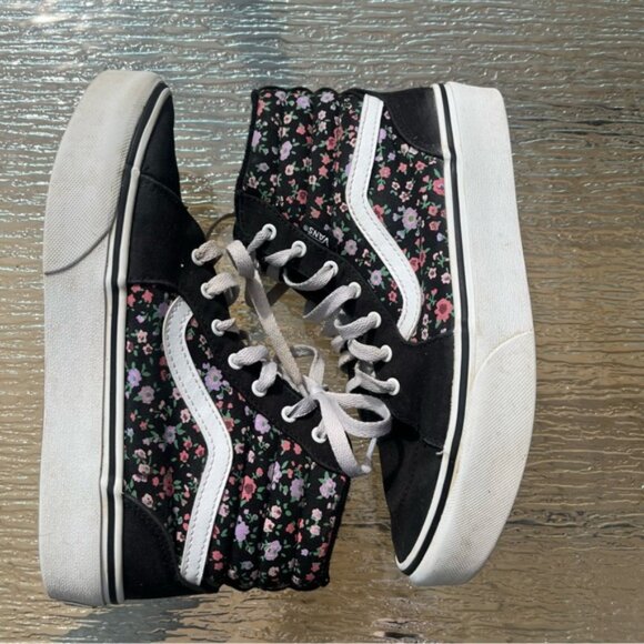 Vans Off The Wall Floral High Top Missy 5 - Picture 4 of 11